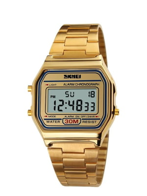 Годинник наручний Skmei 1123 Popular Gold | 6275253