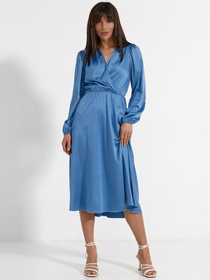 Сукня А-силуету блакитна | 6269940
