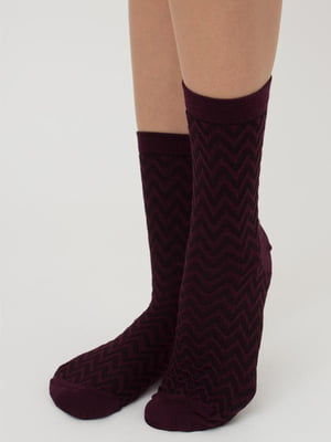 Шкарпетки виноградного кольору | 6275649