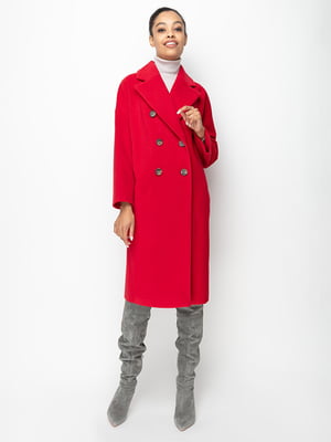 Пальто рубінового кольору | 6275797
