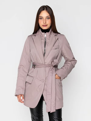 Куртка бежево-рожева | 6276041