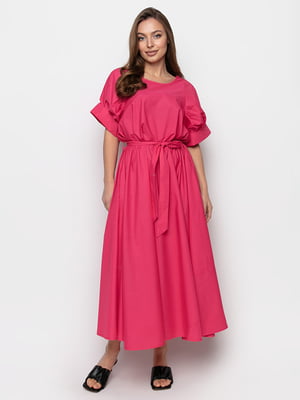 Платье А-силуэта розовое | 6276297