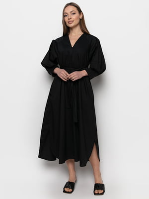 Сукня А-силуету чорна | 6276386