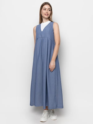 Сукня А-силуету синя | 6276387