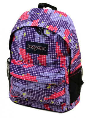 Рюкзак фиолетовый в принт | 6276519
