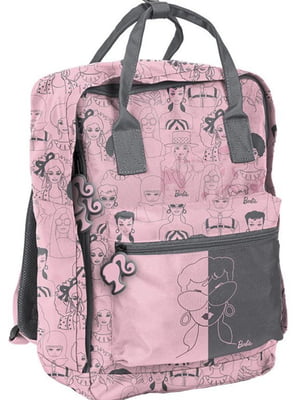 Рюкзак розовый в принт | 5970474