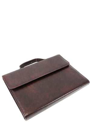 Папка-портфель из кожзама Exclusive 711300 коричневая | 6277083