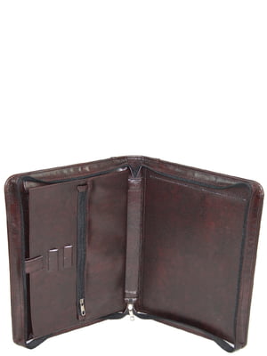 Папка-портфель деловая из кожзама Exclusive 710400-1 brown | 6277629