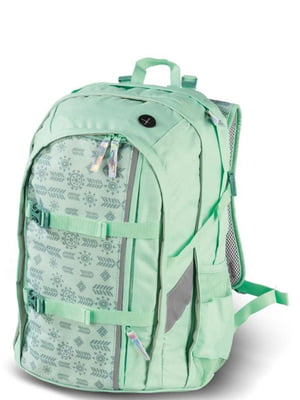 Рюкзак зелений із принтом | 6277953