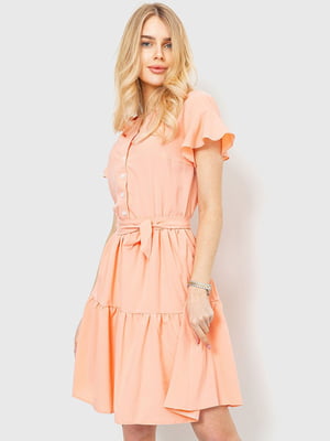 Сукня А-силуету персикового кольору | 6280646