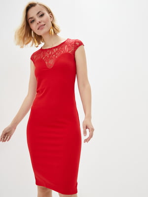 Сукня червона «Евеліна» | 6282112