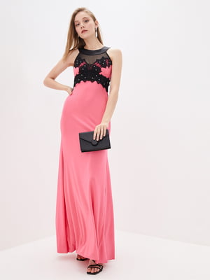 Сукня рожево-чорна «Кассандра» (без шлейфу) | 6282233
