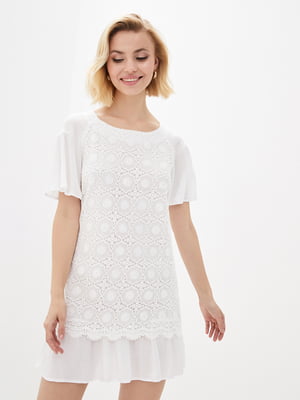 Платье белое «Франческа» | 6282355