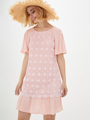 Платье розовое «Франческа» | 6282357