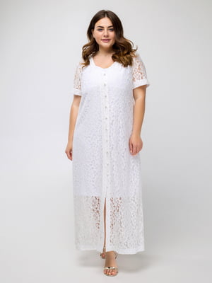 Платье белое «Эмбер» | 6282554