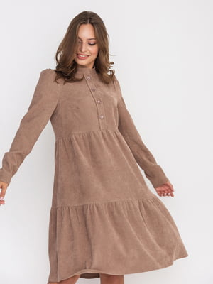 Сукня А-силуету кольору капучіно "Рут" | 6282659