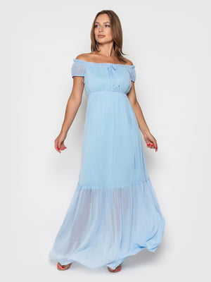 Платье голубое «Агнес» | 6282720