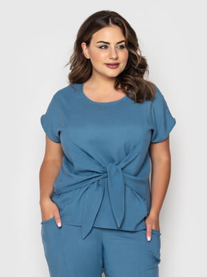 Блуза блакитна "Балі" | 6282721