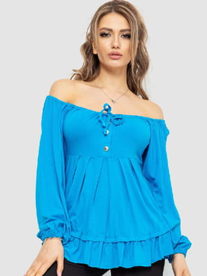 Блуза голубая | 6286402