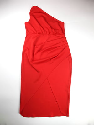 Платье-футляр красное | 6286822