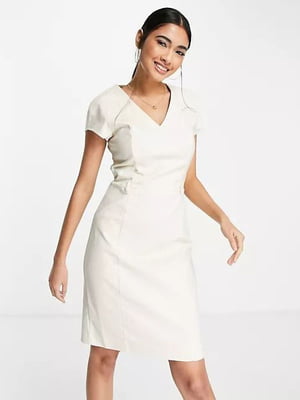 Сукня-футляр біла | 6286837