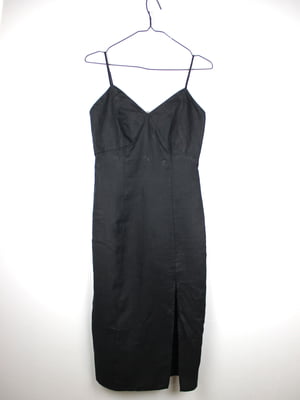 Платье в бельевом стиле черное | 6286887