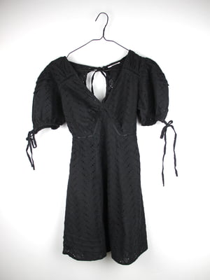 Платье А-силуэта черное | 6287541