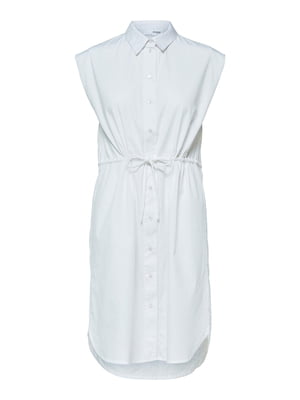 Платье-рубашка белое | 6287638