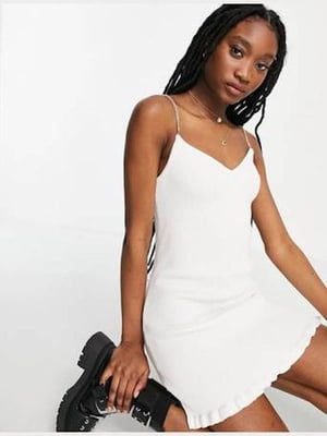 Сукня у білизняному стилі біла | 6287671