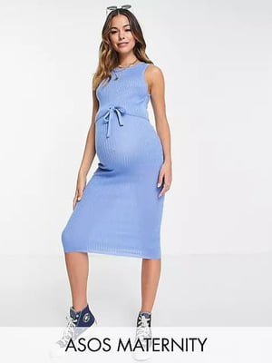 Сукня для вагітних блакитна | 6287778