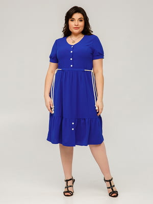 Сукня А-силуету синя "Моніка" | 6293340