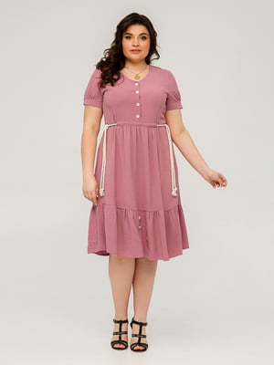 Платье А-силуэта лилового цвета “Моника” | 6293342