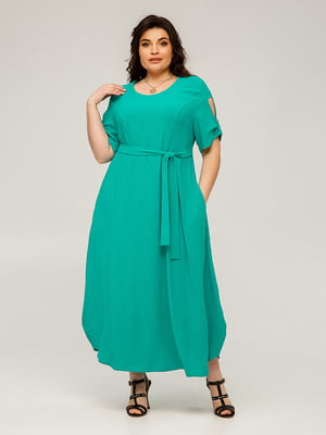 Сукня А-силуету бірюзового кольору "Патриція" | 6293345