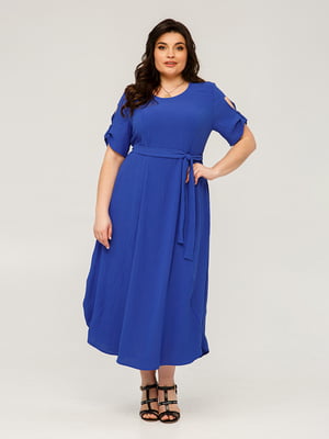 Сукня А-силуету синя "Патриція" | 6293346