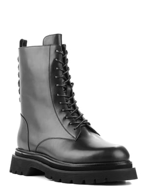Ботинки кожаные черные | 6291363