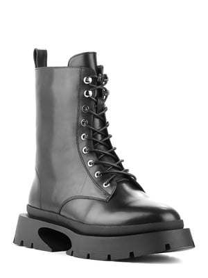 Ботинки кожаные черные | 6291365