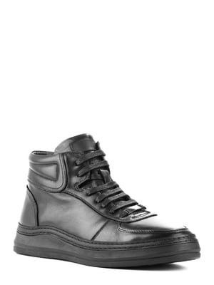 Ботинки кожаные черные | 6291369