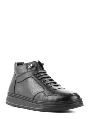 Ботинки кожаные черные | 6291370