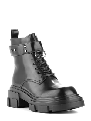 Ботинки кожаные черные | 6291433