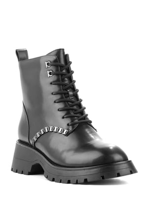 Ботинки кожаные черные | 6291452
