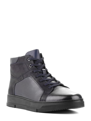 Ботинки кожаные черные | 6291457