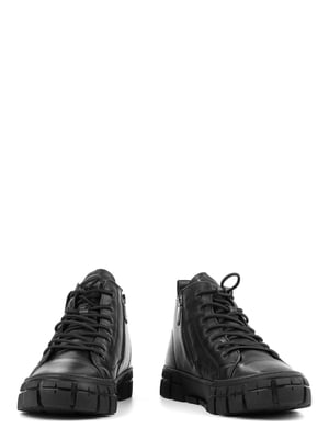 Ботинки кожаные черные | 6291507