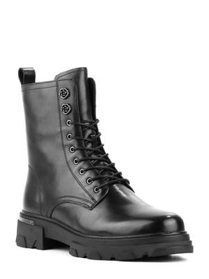 Ботинки кожаные черные | 6291521