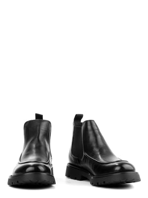 Ботинки кожаные черные | 6291531