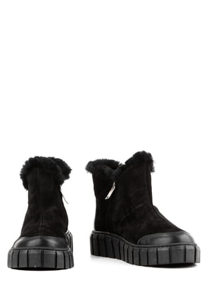 Ботинки замшевые черные | 6291590