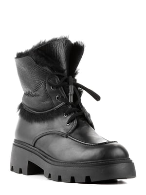 Ботинки кожаные черные | 6291592