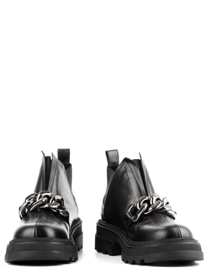 Ботинки кожаные черные | 6291599