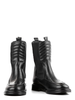 Ботинки кожаные черные | 6291609