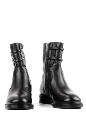 Ботинки кожаные черные | 6291610