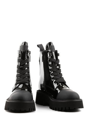 Ботинки лаковые черные | 6292026